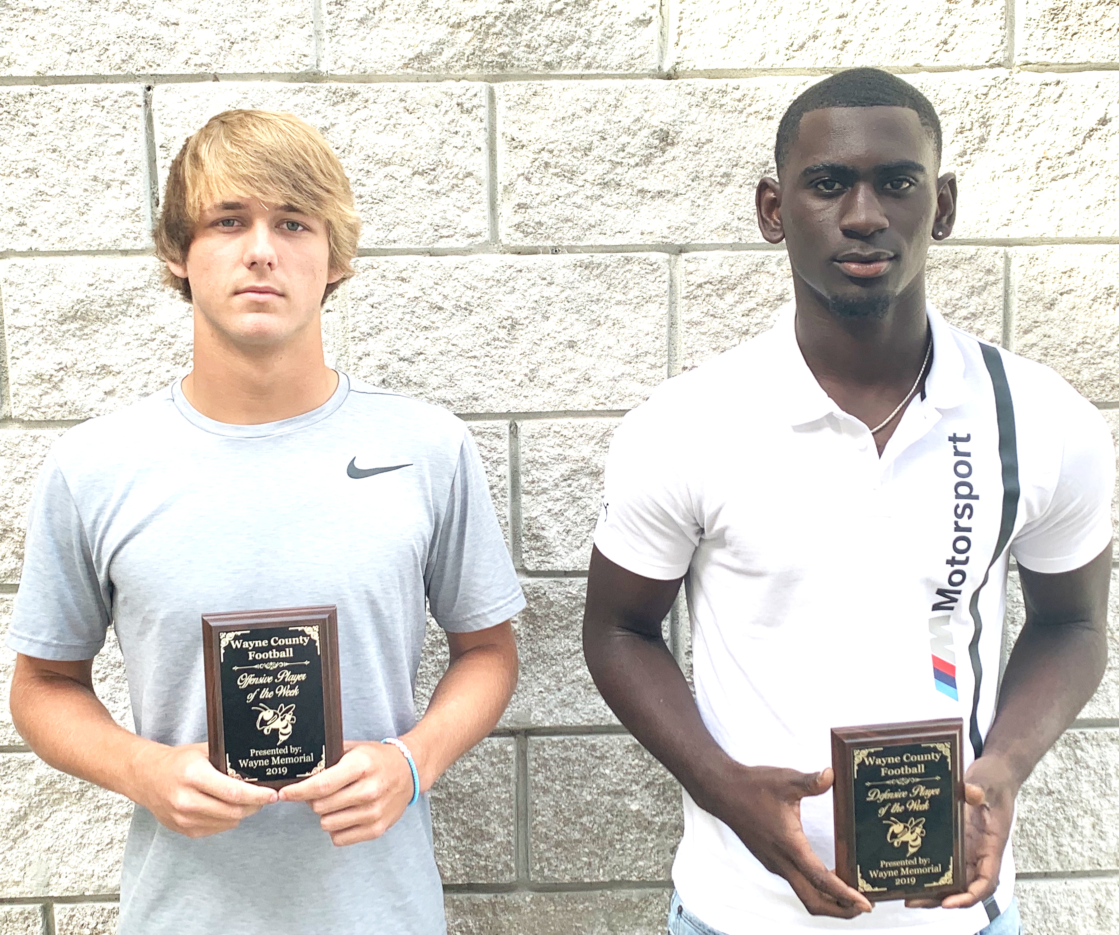 Wayne Memorial Hospital Names WCHS Players of the Week