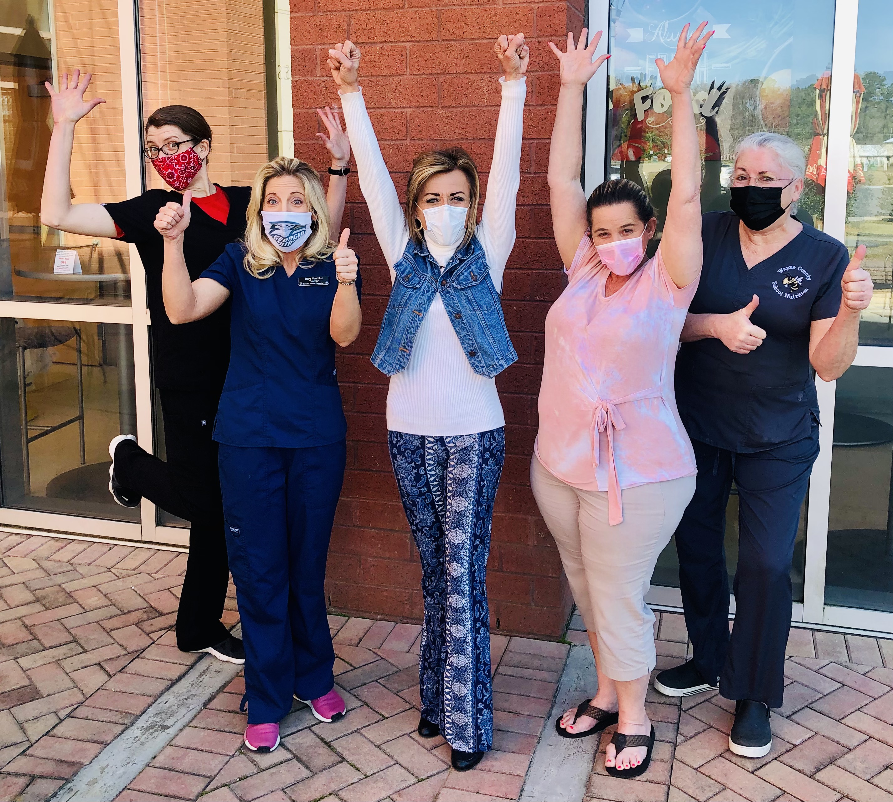 First Round of Covid-19 Vaccines Given to  Wayne County School System Employees at Wayne Memorial