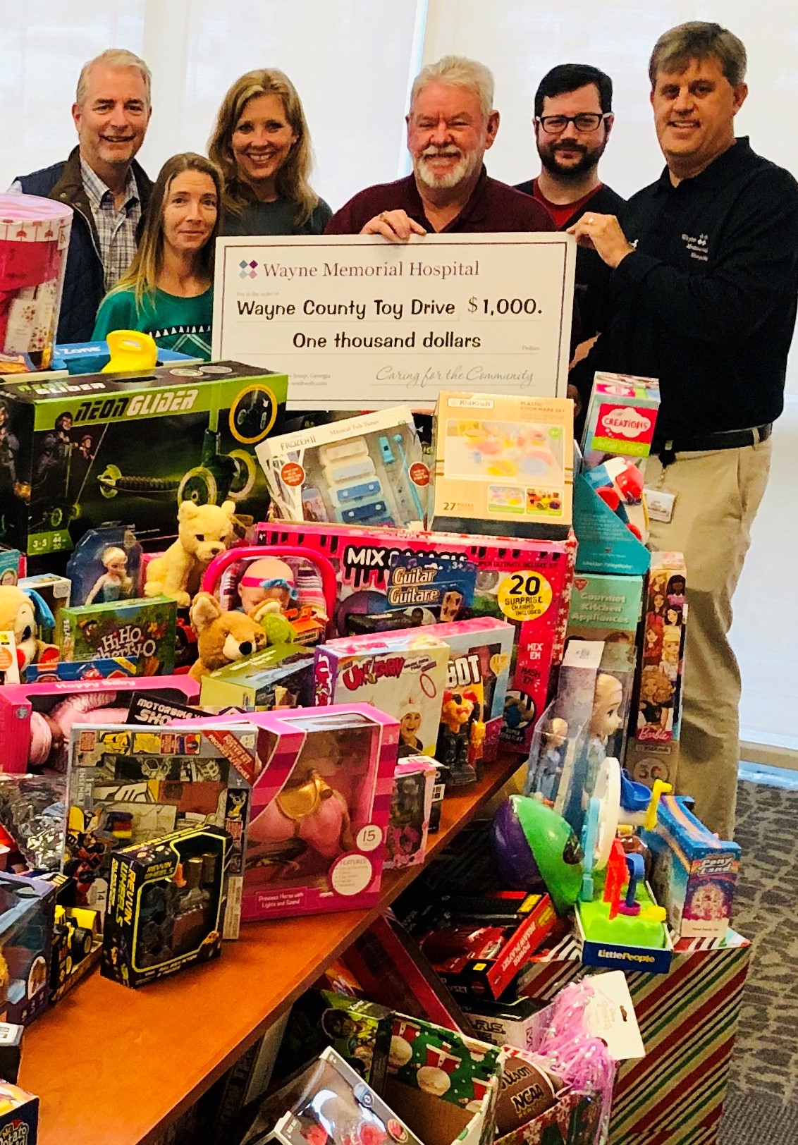 Hospital Redirects Funds to Wayne County Toy Drive In Lieu of Christmas Gifts to Physicians